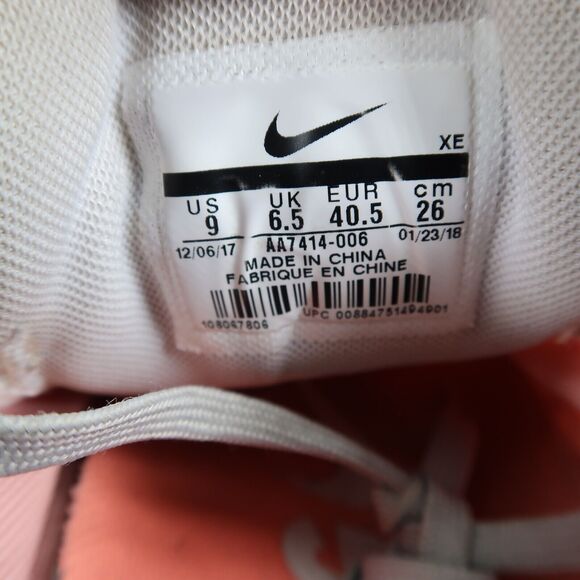 Nike Shoes Womens 9 Athletic Trainer Zoom Winflo 5 Running Comfort Grey Orange - Picture 13 of 14